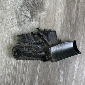 Black Bulldozer Belt Buckle